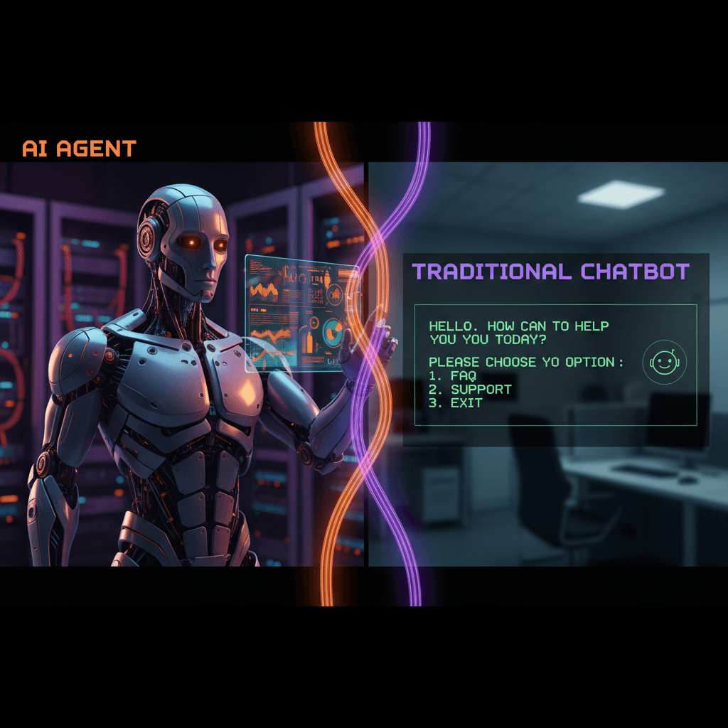 Agentes de IA vs Chatbots: Cual Necesita tu Negocio en 2026