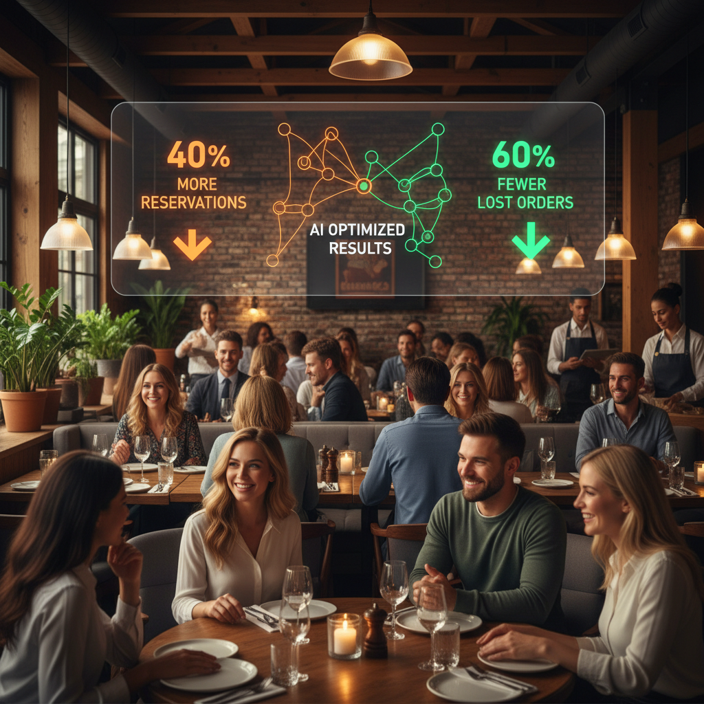 Metricas y resultados reales de restaurantes hispanos en Orlando usando agentes de IA