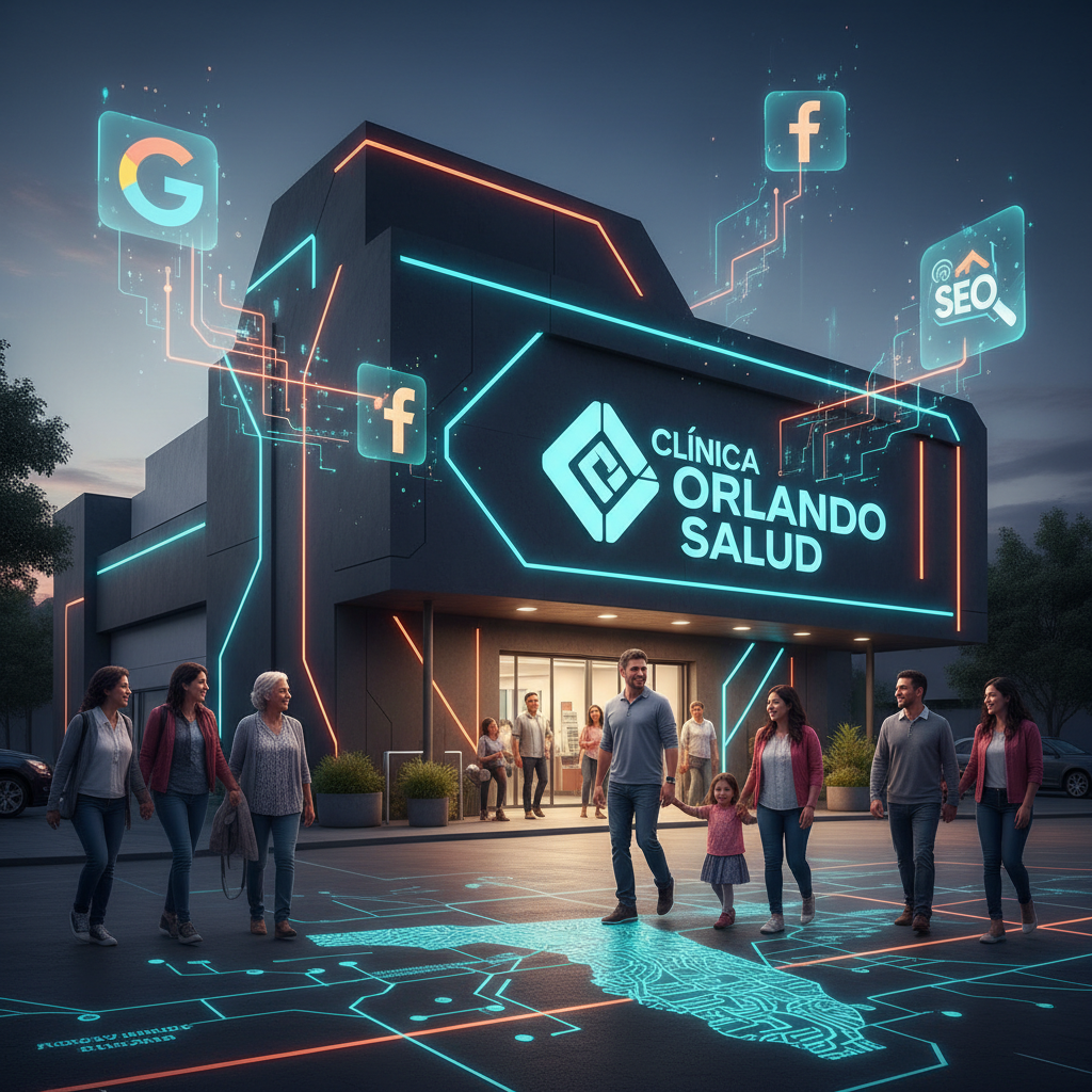 Panorama del marketing digital para clinicas hispanas en Orlando mostrando oportunidades y competencia