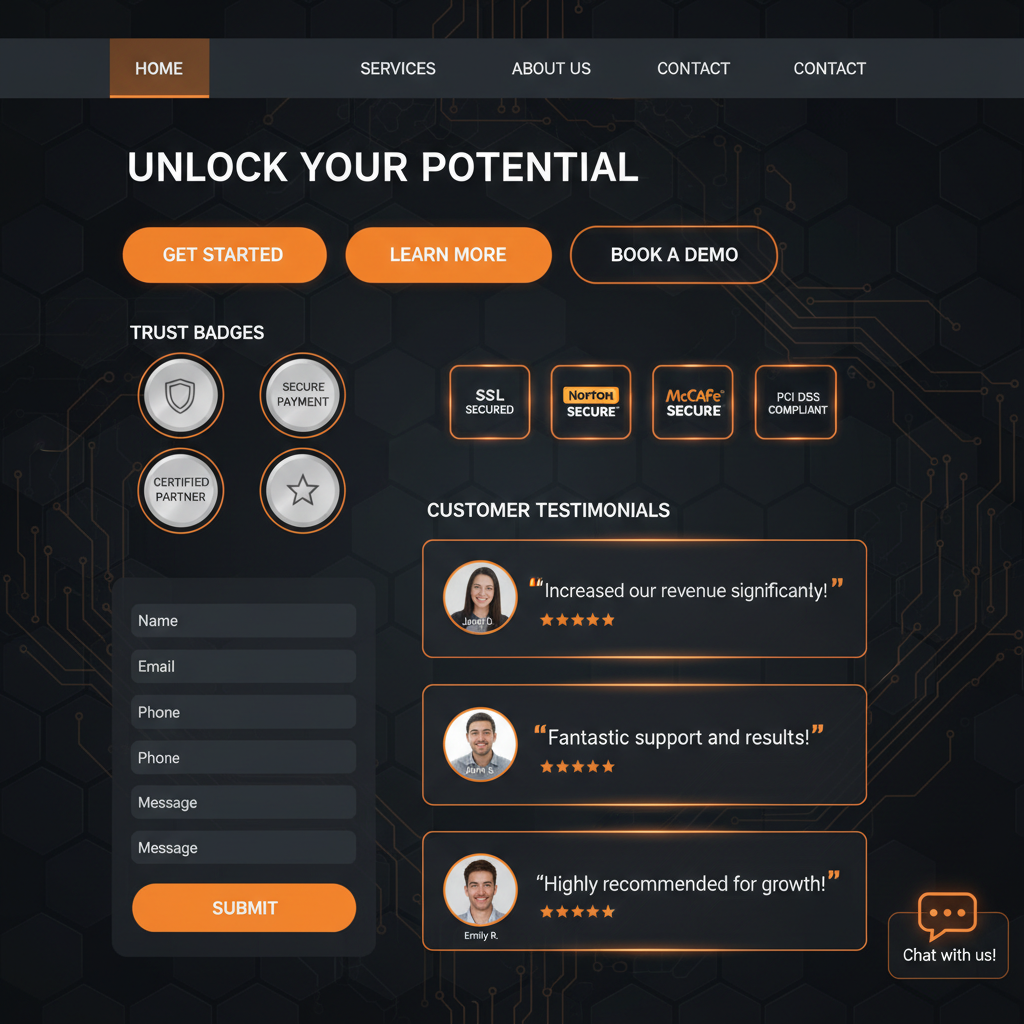 7 elementos clave de una pagina web de alta conversion para negocios hispanos en Orlando